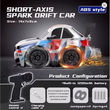 Azorait High-Speed RC Drift Car with Spark Effect