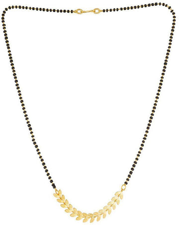 Azorait New Gold Plated Mangalsutra